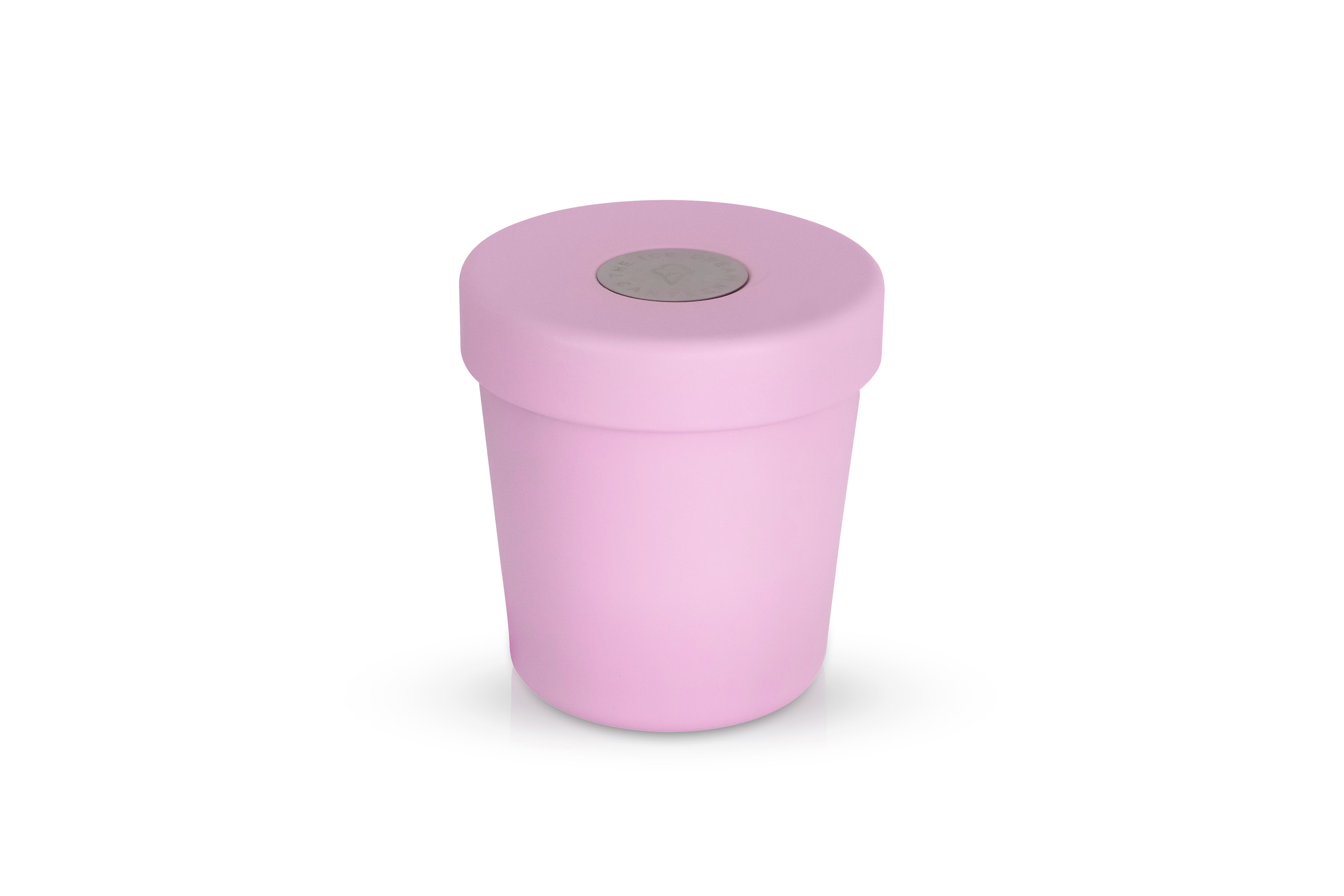 Pink Ice Cream Keeper - Ice Cream Thermos - Insulated Ice Cream Pint  Container